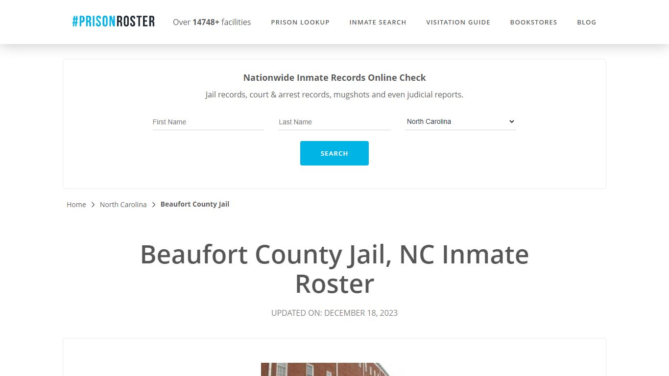 Beaufort County Jail, NC Inmate Roster - Prisonroster